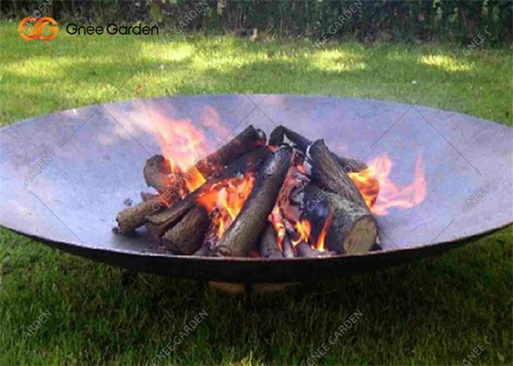 2021 New Trends Corten Steel Outdoor BBQ Fire Pit