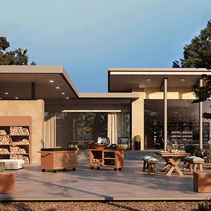 BBQ Grills European Style Outdoor Kitchen-feedback