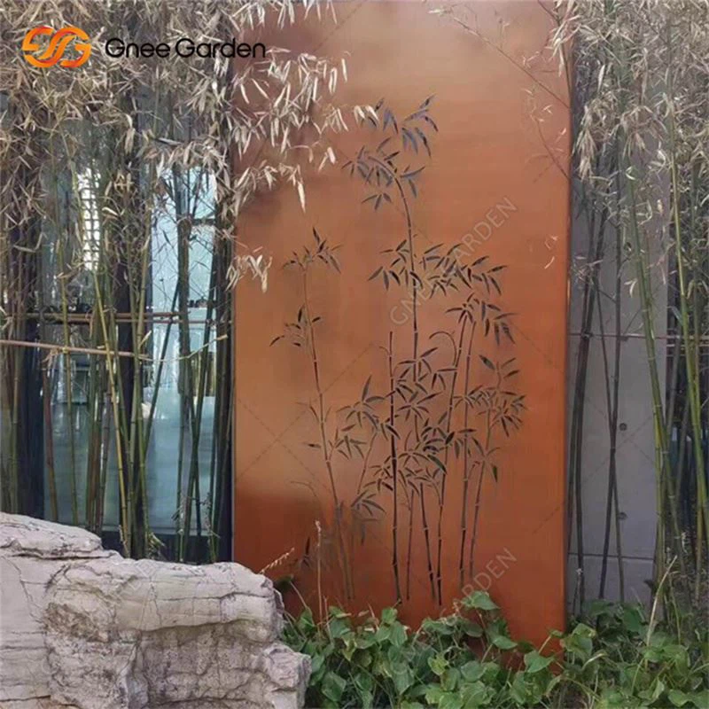 कॉर्टन स्टील लेजर कटिंग स्क्रीन और पैनल