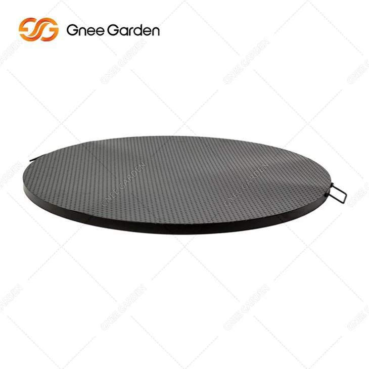 कॉर्टन स्टील आउटडोर फायर पिट ग्रिल