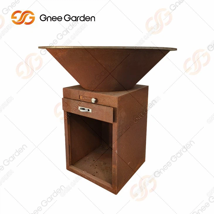 Corten Steel Outdoor Grills Corten Metal Bbq Out Door Bbq Grill