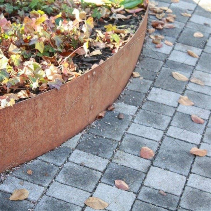 Corten Steel Rusted Metal Raised Vegetable Garden Grow Bed And Plant Containers