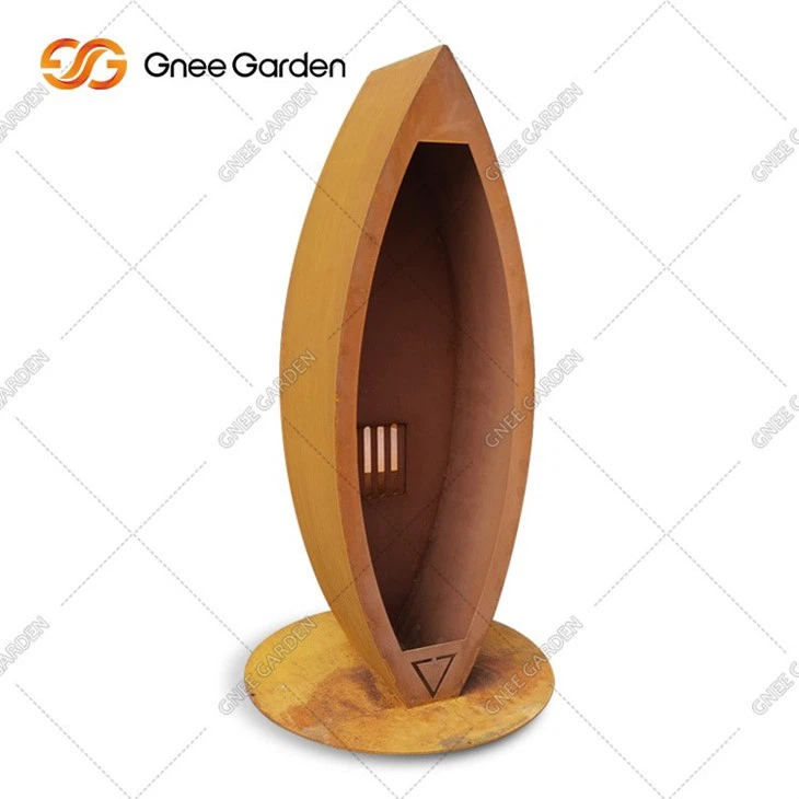 Corten Steel Wood Storage Firewood