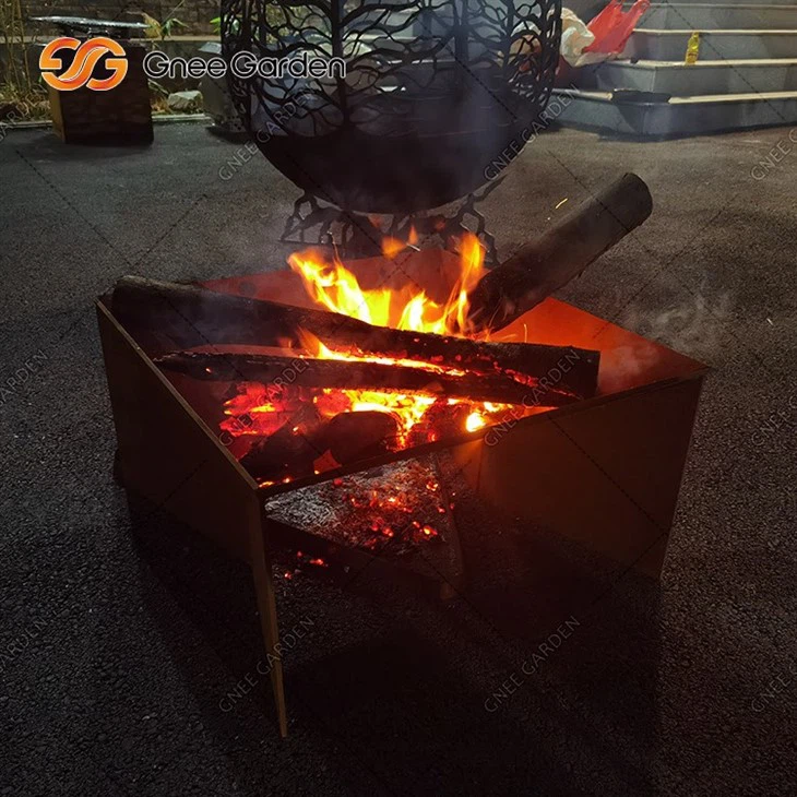 Factory Directly Outdoor Camping Garden BBQ Corten Steel