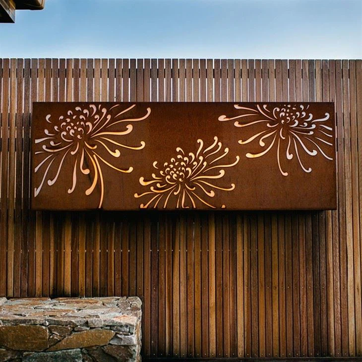 High Quality Outdoor Decorative Metal Screen Corten Steel