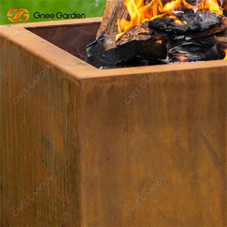 High Quantity Corten Steel Outdoor Firepit