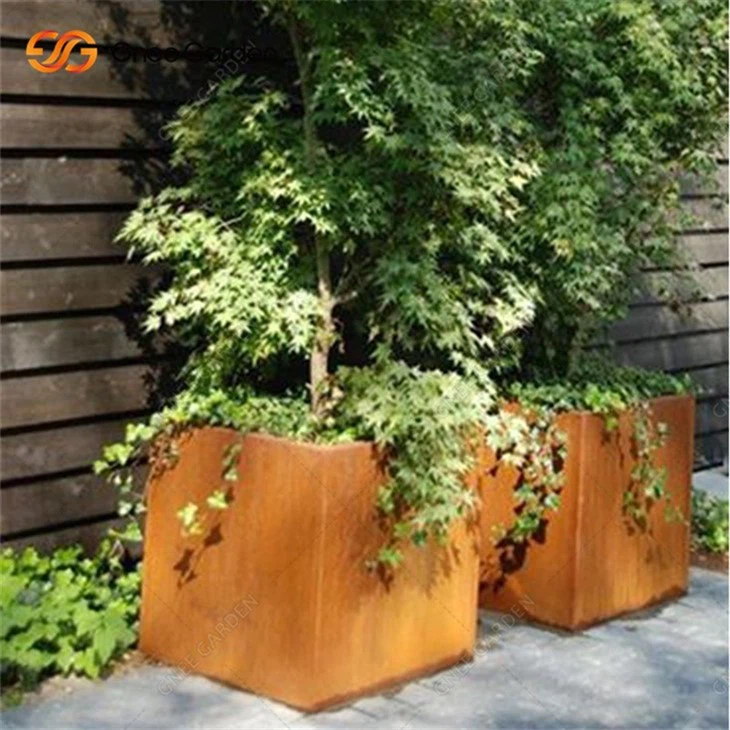 High Quantity Corten Steel Planter