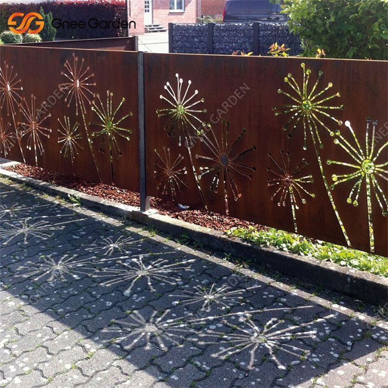Laser Cutting Corten Steel Screen Panels