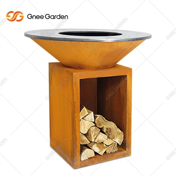 Metal Camping BBQ Grill Cooking Table