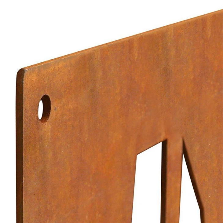 New Product Production Outdoor Privacy Patio Fence Garden Metal Fence