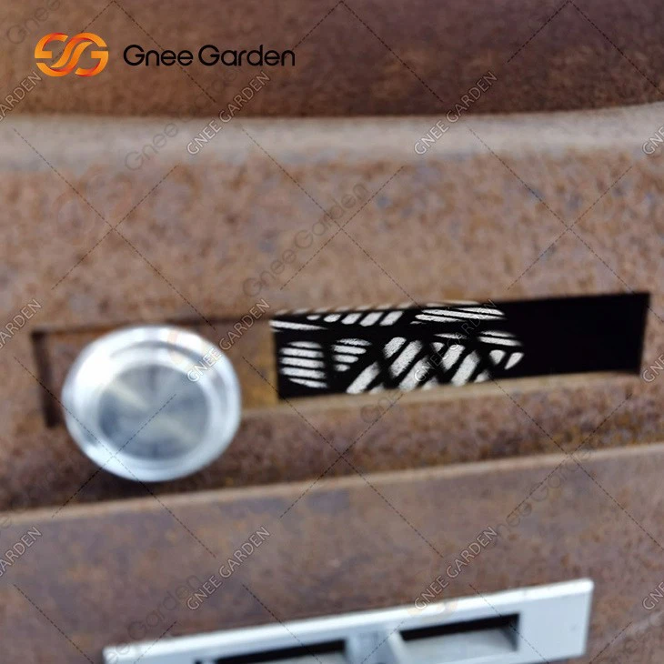 Outdoor Barbeque Grill Fireplace Large Garden Wood Burning Fire Pit With Bbq Grills