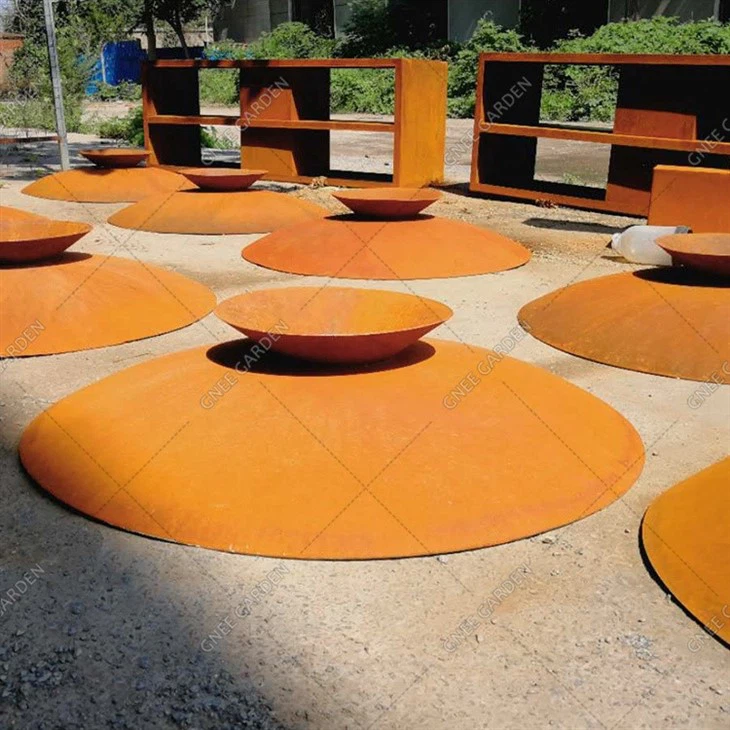 Outdoor High Quality Corten Steel Heating Fire Pit Garden Metal Brazier