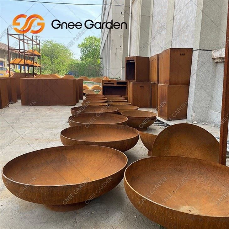 Patio Camping Corten Steel Outdoor Fire Pit