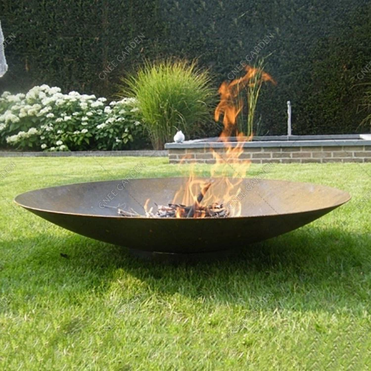 बेडरूम हीटिंग फायरप्लेस के लिए आयताकार कॉर्टन स्टील सजावटी विलासिता