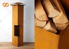 पिछवाड़े गार्डन फायरपिट लकड़ी जलाने वाली फायरप्लेस