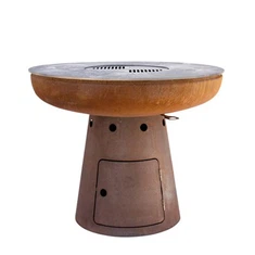 कोर्टेन बीबीक्यू गार्डन पार्टी प्लांचा ग्रिल्स