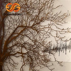 कॉर्टेन एक्सटीरियर एब्स्ट्रैक्ट मूर्तिकला