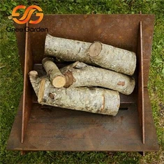 कॉर्टन स्टील आउटडोर वुड बर्निंग फायरपिट