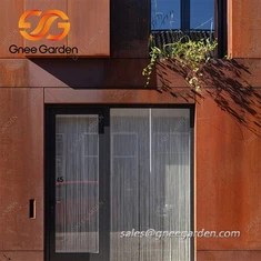 कॉर्टन स्टील छिद्रित वास्तुकला पैनल