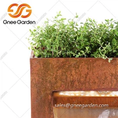 कॉर्टन स्टील तालाब जल सुविधा