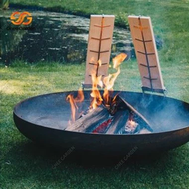 कैम्पिंग के लिए कॉर्टन स्टील पोर्टेबल फायर पिट