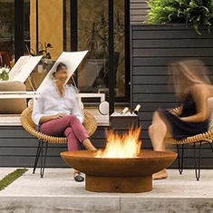 कॉर्टन स्टील राउंड फायर पिट जीएन-एफपी-303