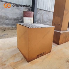 कॉर्टन स्टील राउंड मेटल फायर पिट