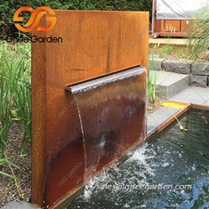 कॉर्टन स्टील जल सुविधाएँ