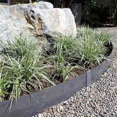 रस्टेड स्टील लैंडस्केप एजिंग कोर्टेन गार्डन बेड