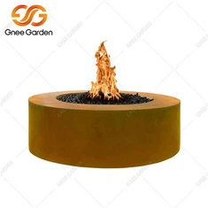 अपक्षय इस्पात प्राकृतिक गैस अग्निकुंड तालिका