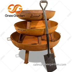 अपक्षय स्टील लकड़ी जलाने वाला गड्ढा