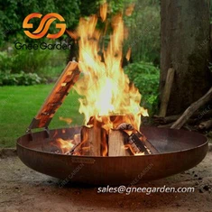 बिक्री के लिए वेदरिंग स्टील वुड फायर पिट