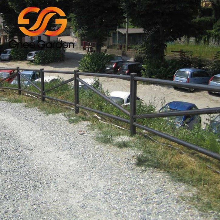 corten removable metal fencing posts