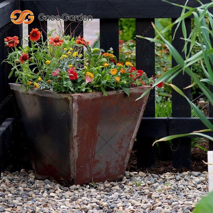 High Quantity Corten Steel Flower Pots