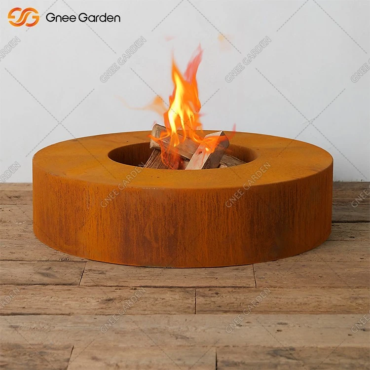 Weathering Steel Camping Firebowl For Outdoor heating