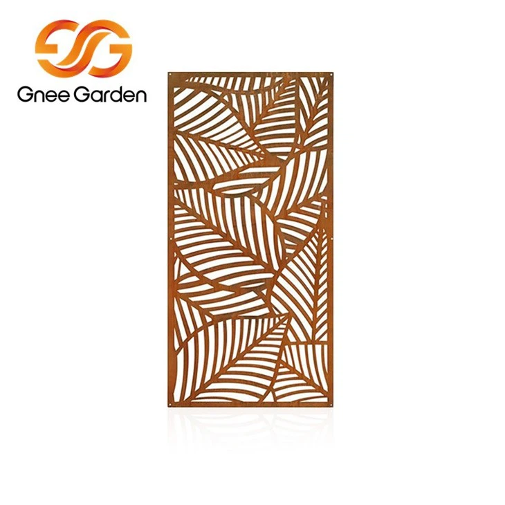 corten steel outdoor wall art