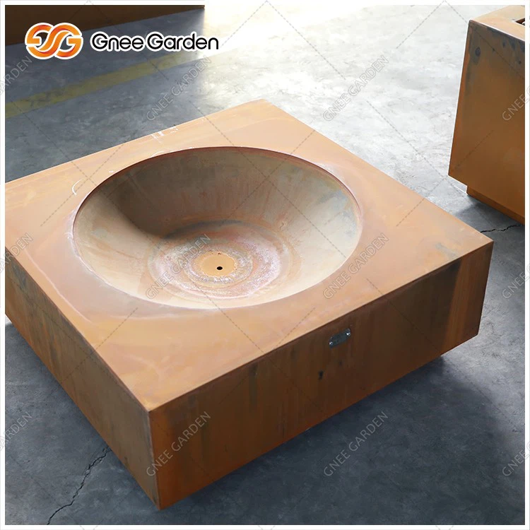 Gnee Corten Steel Pot