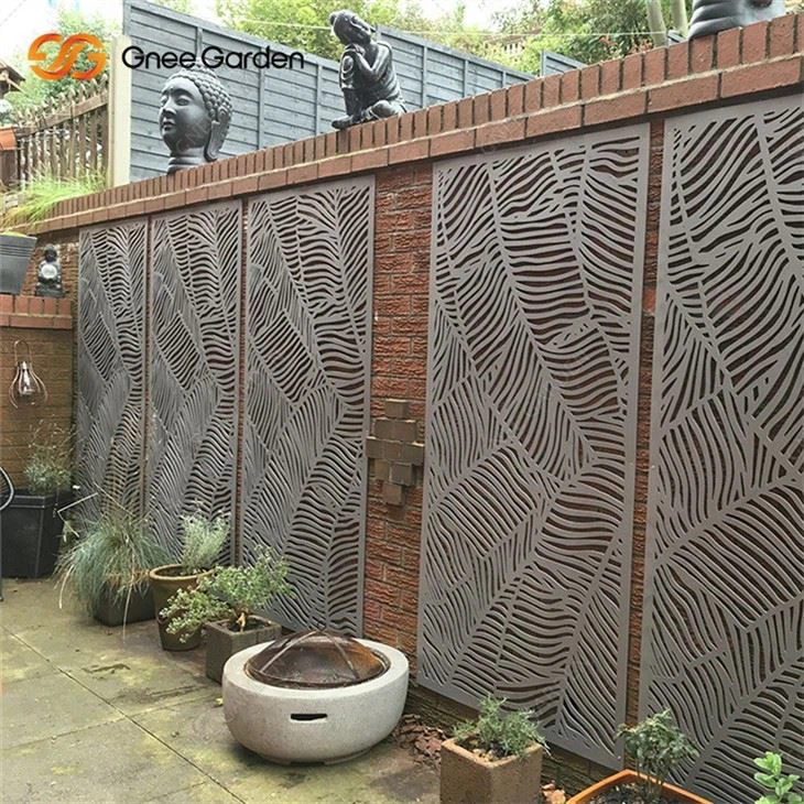 Modern Corten Steel Metal Screen
