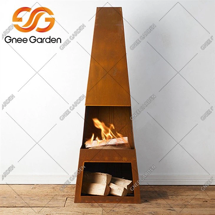 Outdoor Wood Burning Fireplace
