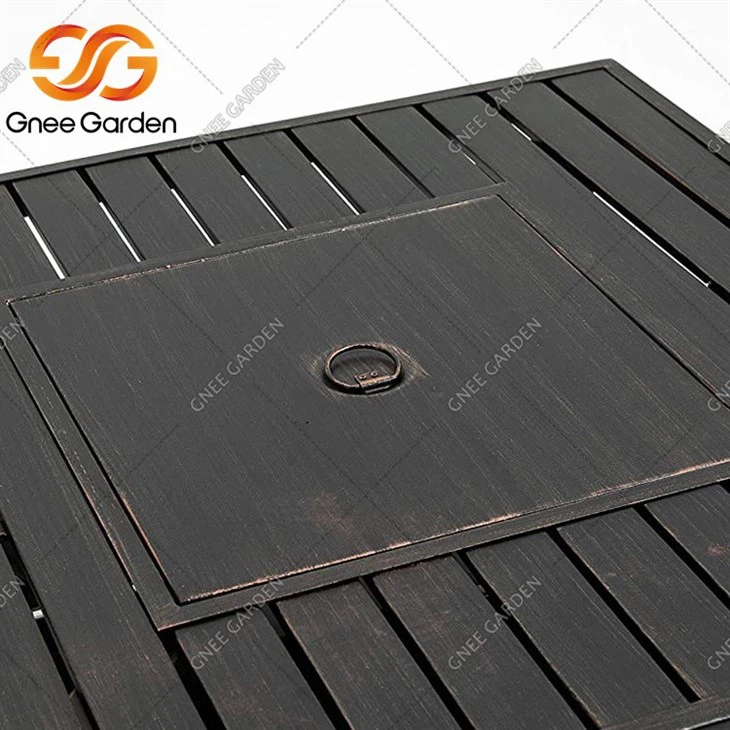 Powerful Striped Steel Top Outdoor Natural Gas Stove