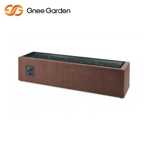 Rectangular Corten Steel Fire Pit